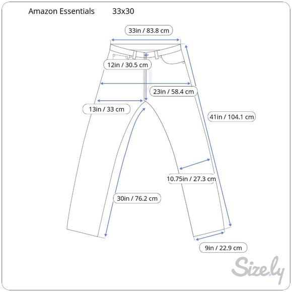 Amazon Essentials Men's Carpenter Jean with Tool Pockets Blue 33x30 - Picture 2 of 5